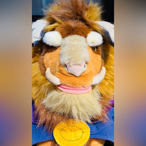 Disney Store 32” Giant Beast Plush Beauty & the Beast Large w/ Tag - Picture 11 of 12